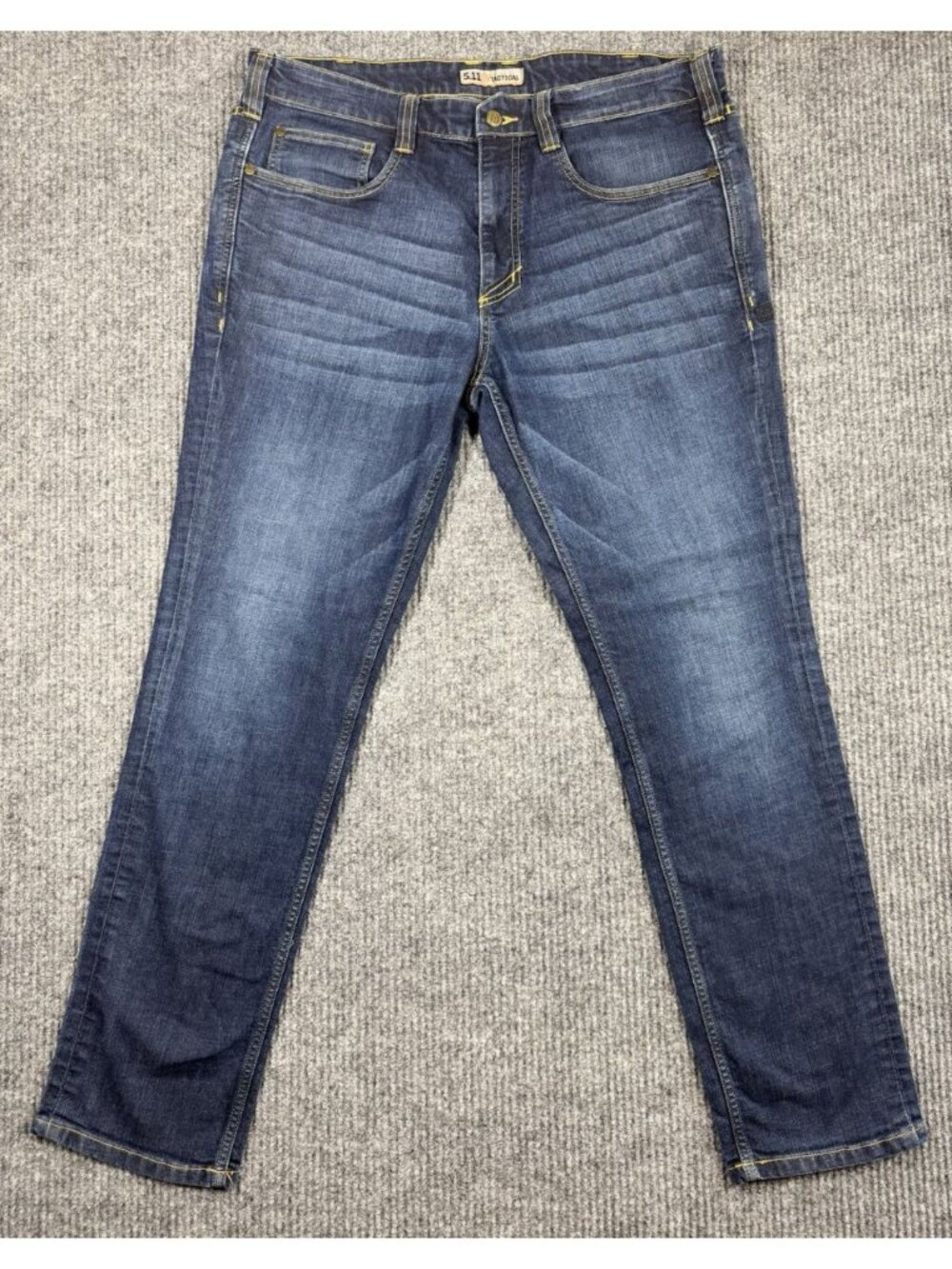 5.11 Tactical Jeans Mens 34x32 Blue Defender Flex Denim Dark Wash Stretch
